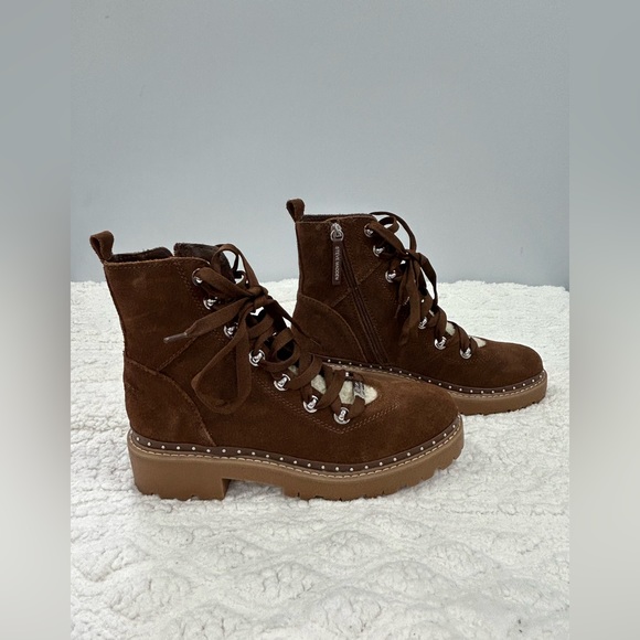 Steve Madden Women's Rainier Fashion Boot, Cognac Suede, Size 9.5M (BRAND NEW) - Picture 4 of 5